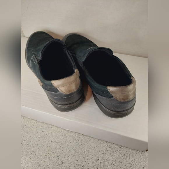 Ecco Fraser Men's Size 12-12.5 Slip On Black Sneaker Shoes (NIB) - Picture 7 of 16